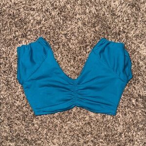 Tiger Friday Crop Top - Ocean - YL